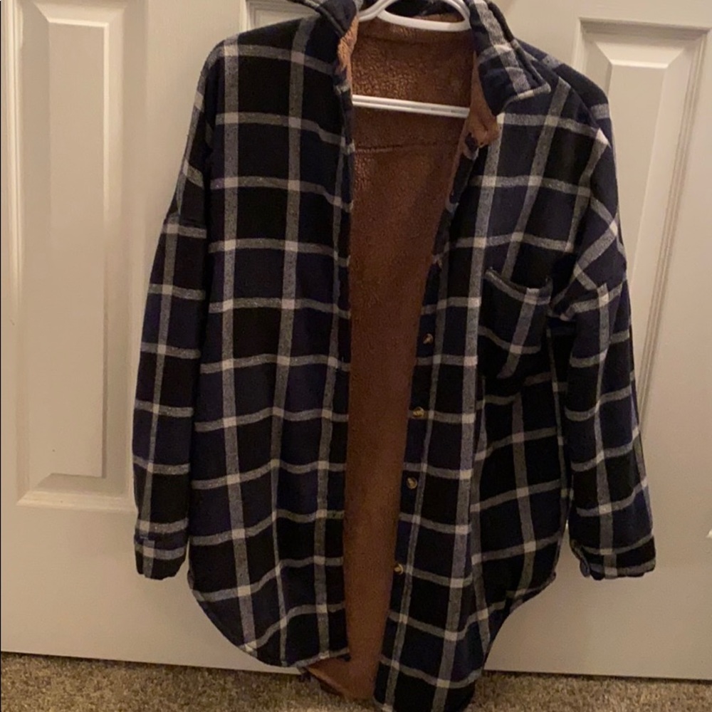 Plaid sweater